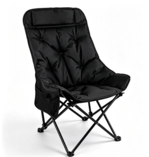 Padded High Back Camping Chair
